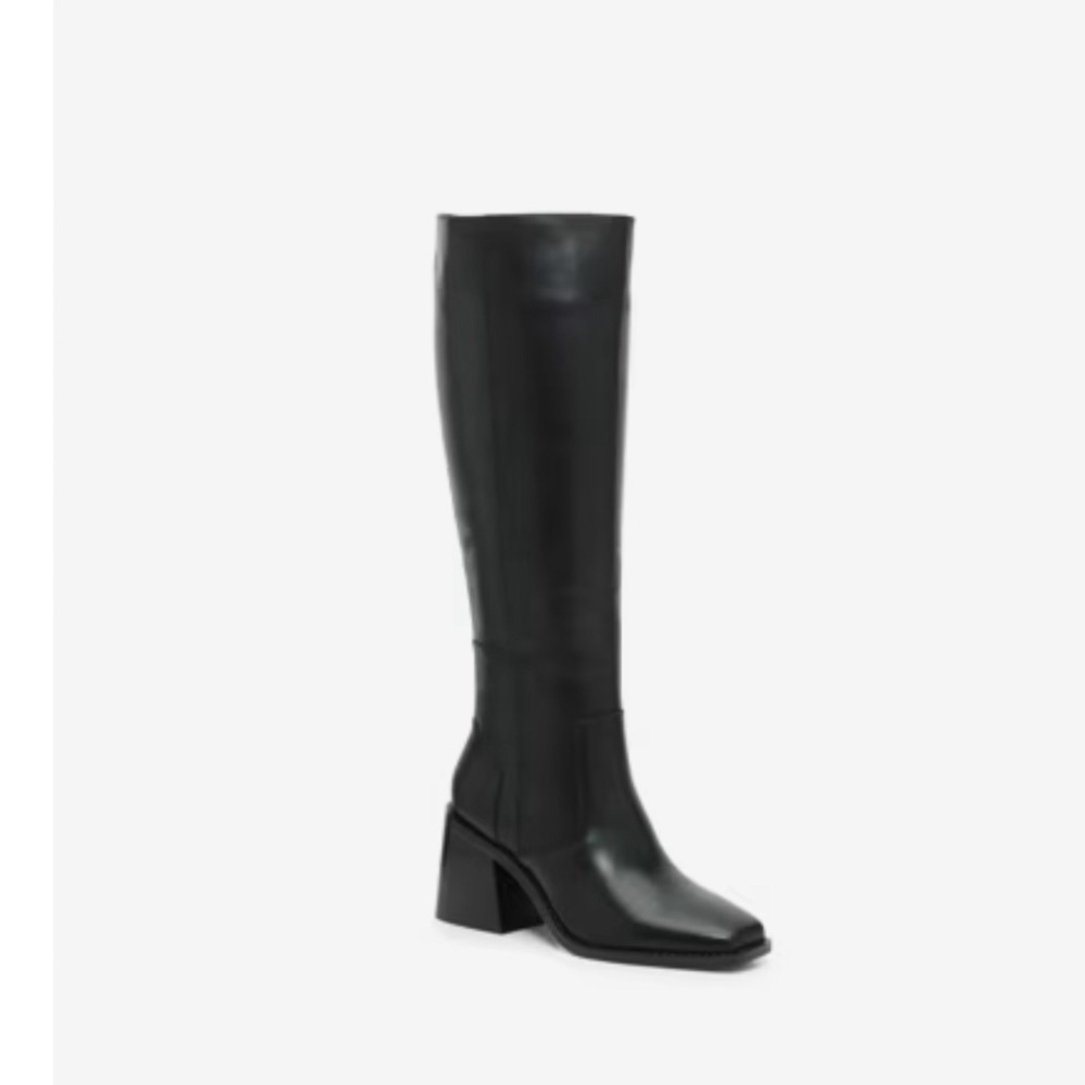 Vince Camuto Black Knee-High Boots
